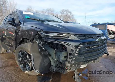 2022 Chevrolet Blazer Fwd 2Lt из США, поврежденный, VIN 3GNKBCR47NS213562
